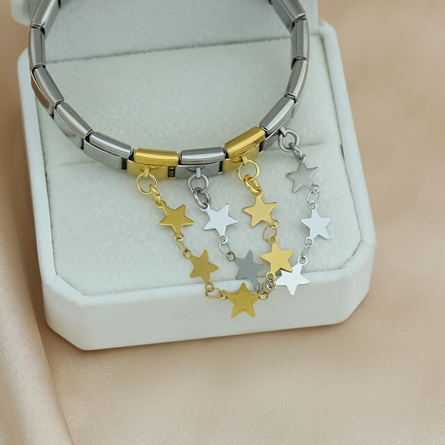 Charm Corrente Star Gold - Blisca®