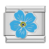 Charm Flor Azul - Blisca®