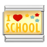 Charm I Love School Gold - Blisca®