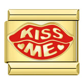 Charm Kiss Me Gold - Blisca®