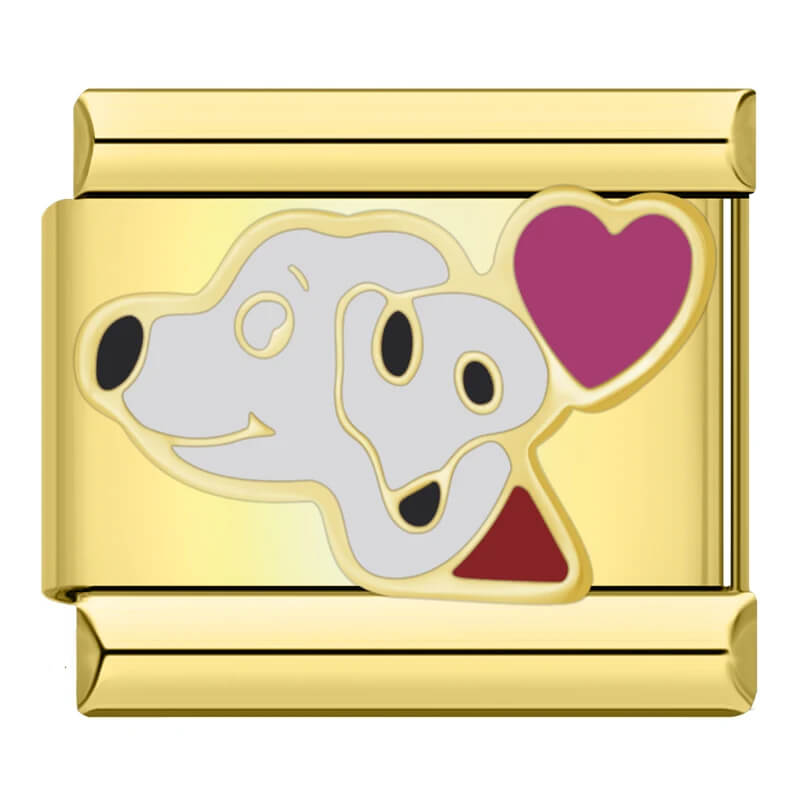 Charm A Dalmata Apaixonada Gold - Blisca®