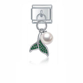 Charm Pendant Cauda de Sereia Verde - Blisca®