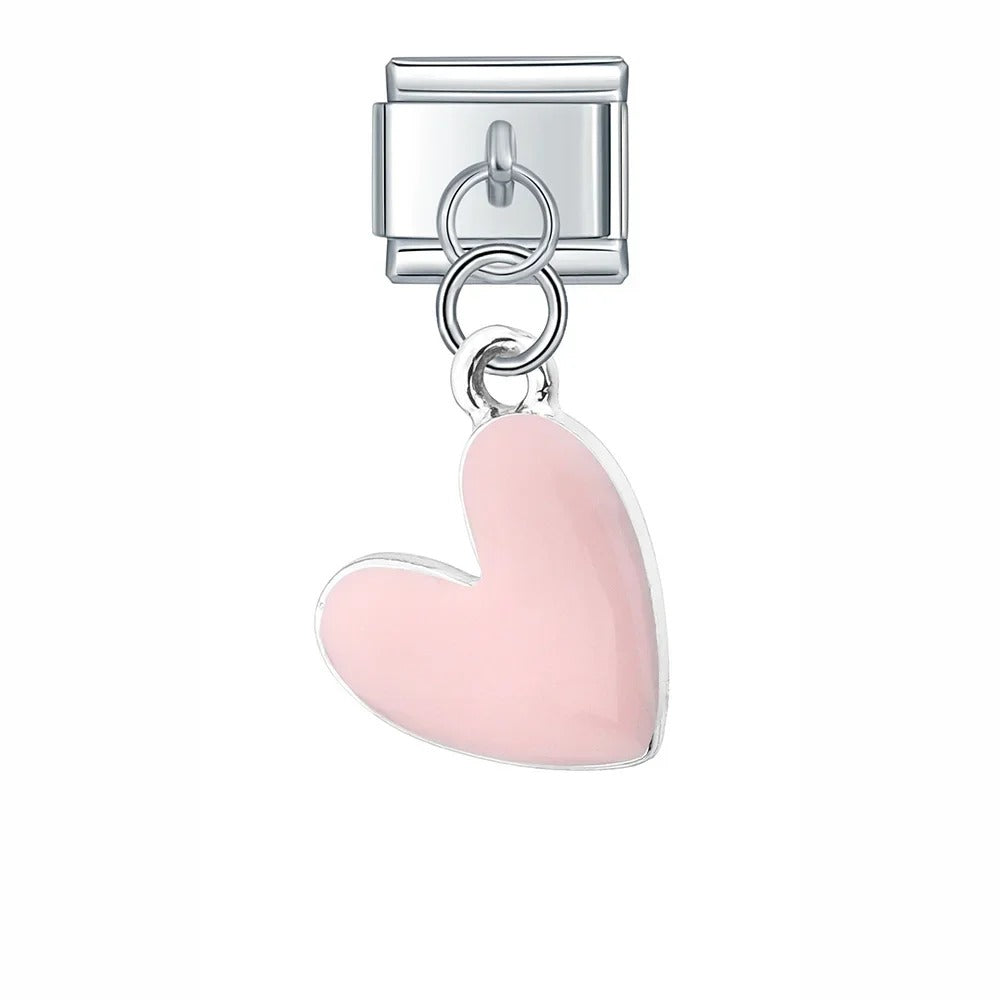 Charm Pendant Love Heart Rose - Blisca®