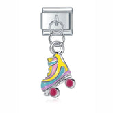 Charm Pendant Patins Colorido - Blisca®